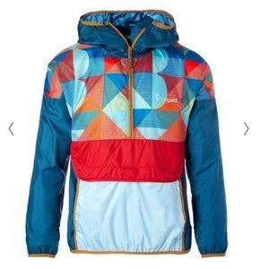 Cotopaxi Teca Women’s Multicolor Lightweight Windbreaker Pullover Jacket Size L